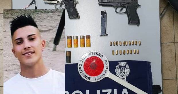 Deteneva in casa armi e munizioni: 20enne arrestato