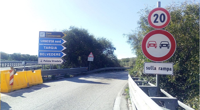 Rimane aperto lo svincolo Siracusa nord