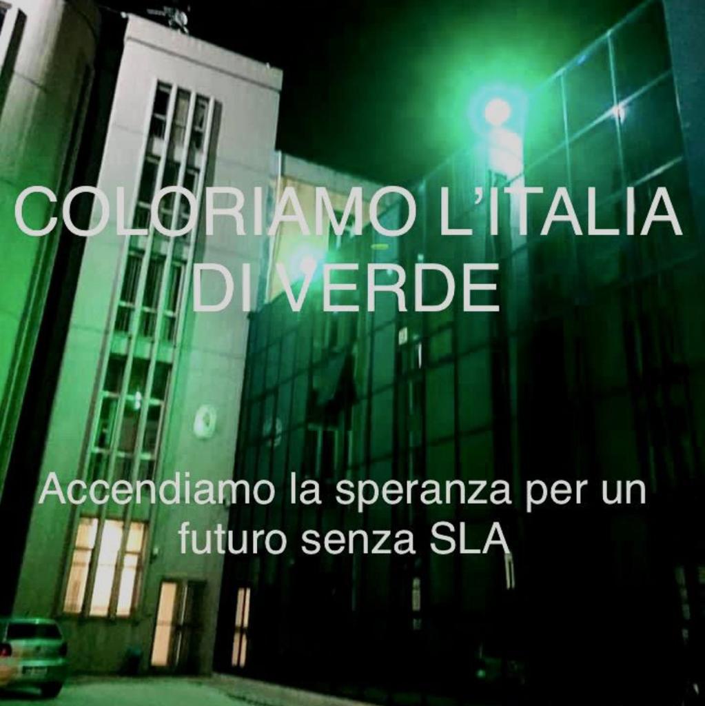 Priolo ha aderito alla XV Giornata nazionale sulla Sclerosi Laterale Amiotrofica, illuminando di verde il Palazzo Comunale.