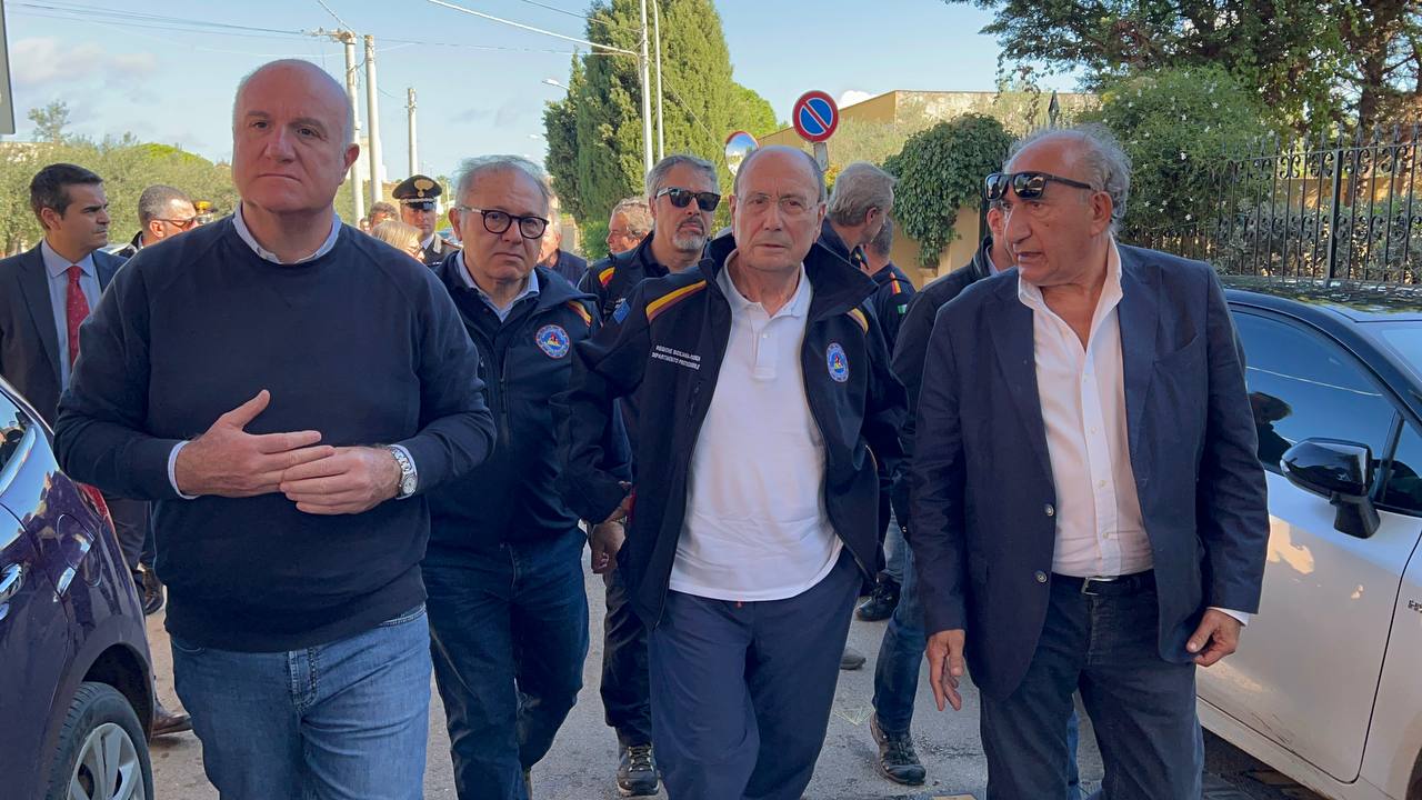 Sicilia – Allagamenti nel Trapanese: sopralluogo del presidente della Regione Schifani