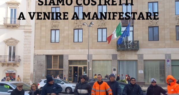 Siracusa – Domani Sit-in davanti la Prefettura di Siracusa degli 8 lavoratori ex Prosat