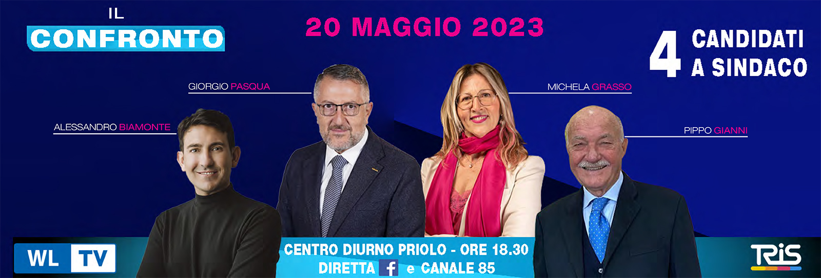 Priolo Gargallo, Sabato 20 maggio il Confronto tra i candidati a Sindaco nel rispetto della Par condicio –  Ecco il regolamento