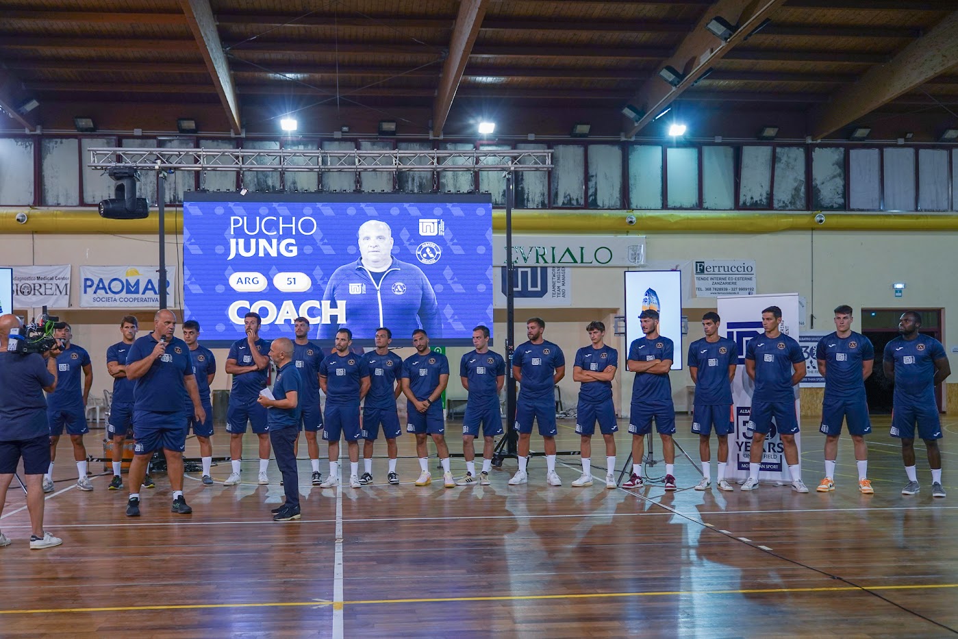 La Teamnetwork Albatro, ieri la presentazione ufficiale ai propri tifosi