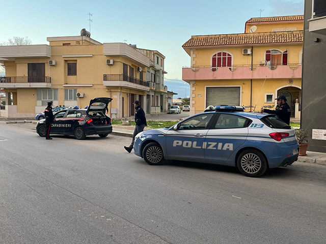 Continua il controllo del territorio della Polizia e Carabinieri  a Pachino
