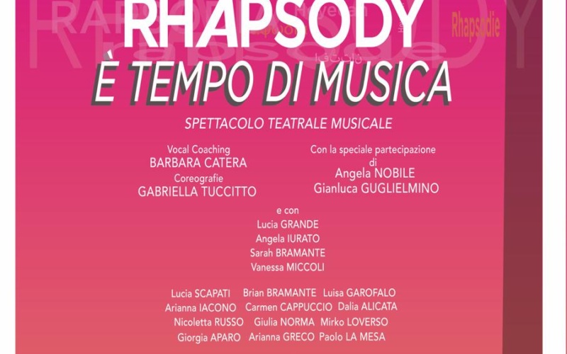 In scena stasera, Rhapsody – “E tempo di musica” al teatro comunale di Priolo