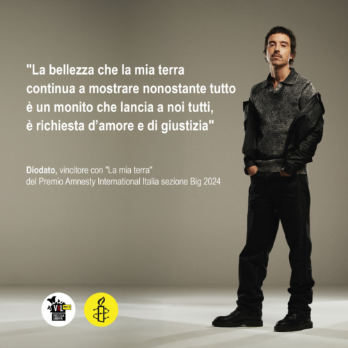 Diodato vince il Premio Amnesty Big per “La mia terra