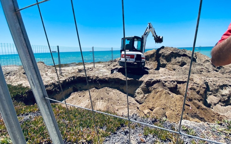 Scoglitti, tornano le ruspe alla Baia dorica