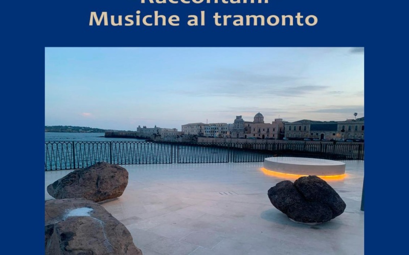 Siracusa – Concerto al tramonto guardando il mare, Cataldo si esibisce al belvedere della Turba