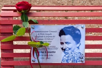 Priolo, una panchina dedicata a Norma Cissetto