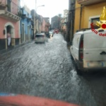 Maltempo: decine, gli interventi di soccorso nel catenese