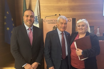 Confcommercio, il neo presidente Diana incontra Sangalli