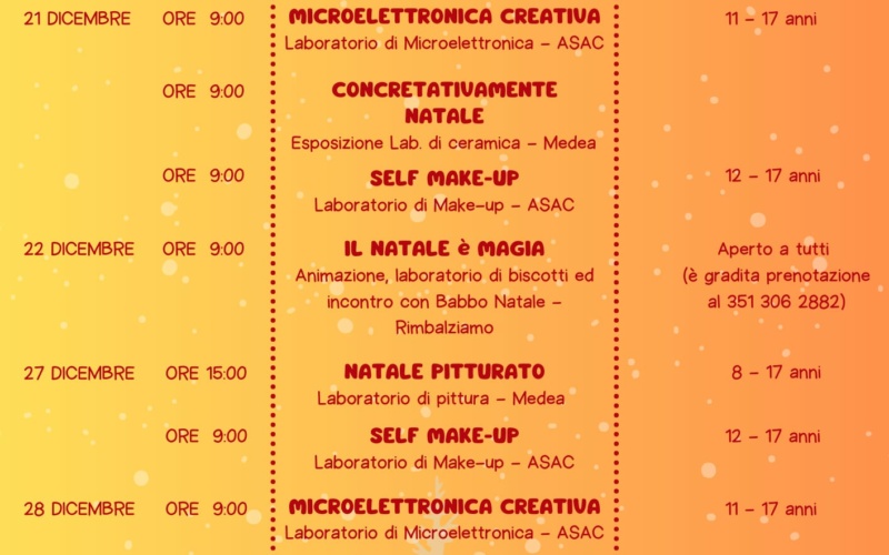 “L’allegria del Natale” – Proseguono a Priolo i laboratori ludico-ricreativi gratuiti