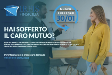 Sicilia, credito: IRFIS, rimborso mutui pmi, scadenza domande il 20/01