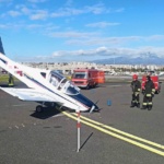 Incidente ad aereo scuola volo in pista aeroporto a Catania, nessun ferito