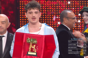 Sanremo 2025, vince Olly davanti a Lucio Corsi