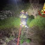 Soccorso un ragazzo bloccato in un costone roccioso a Scordia nel catanese (Foto)