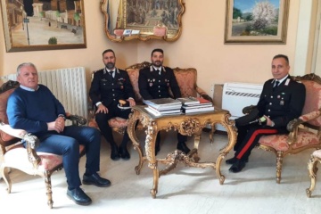 Il sindaco di Canicattini Bagni ha ricevuto il Comandante provinciale dei Carabinieri