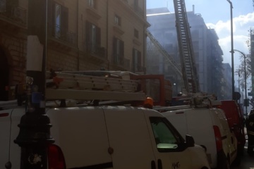 Incendio in via Quintino Sella, riattivata l’erogazione di metano nell’edificio di via Gaetano Daita a Palermo