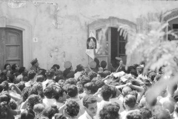 Proiezione video originale Lacrimazione della Madonna di Siracusa