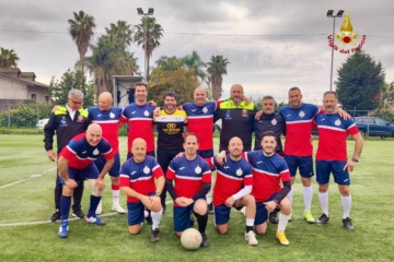 Catania – Campionato Regionale Vigili del Fuoco di “Calcio a 7” (Foto)