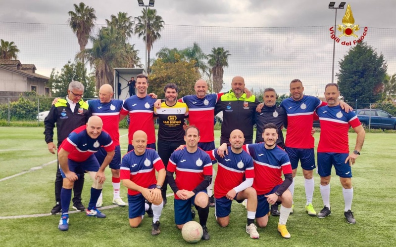 Catania – Campionato Regionale Vigili del Fuoco di “Calcio a 7” (Foto)